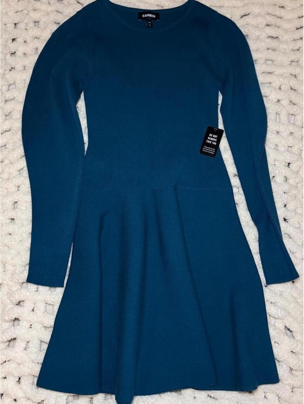 Express Women's Blue Dress